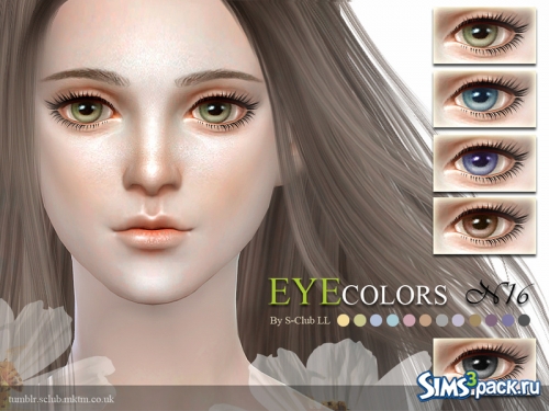 Линзы LL thesims4 eyecolors 16 от S-Club