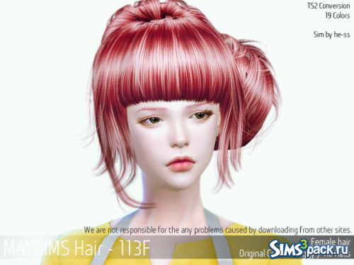 Прическа Hair 113 Female от MaySims