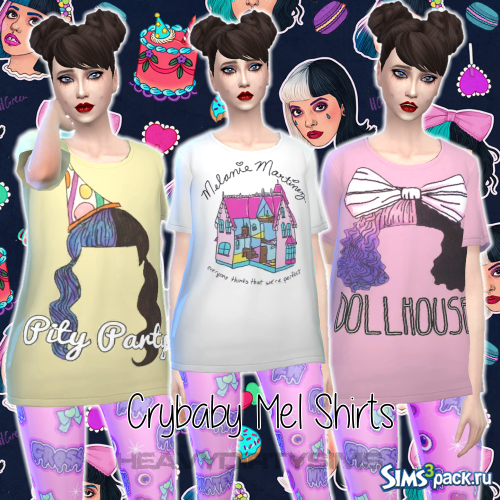 Футболка Crybaby Mel Shirts от pastelhellbats