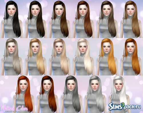 Ретекстура причёски Butterflysims Hair №099 от Aveirasims