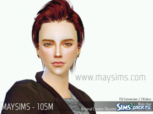 Прическа Hair 105 Male от MaySims