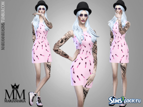 Платье Lipstick Dress от MariaMaria