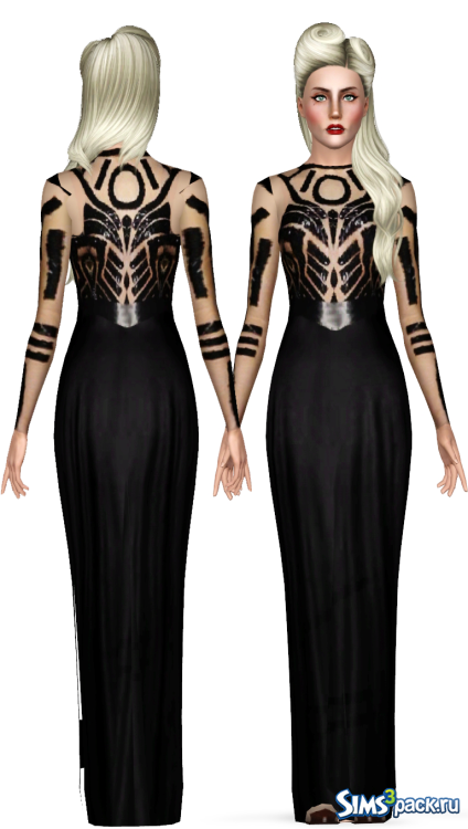 Платье LadyGaga 004versace от RenanSims