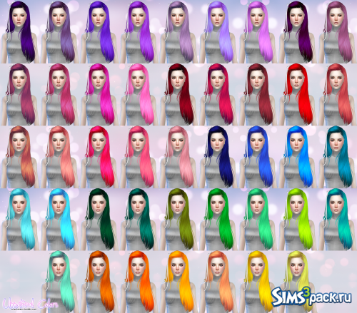 Ретекстура причёски Butterflysims Hair №099 от Aveirasims