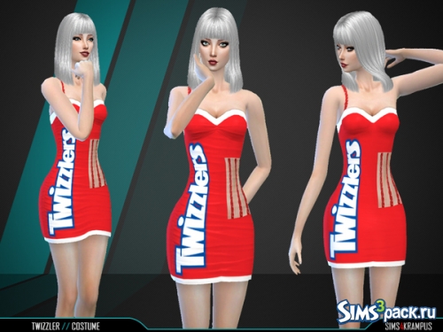 Платье Twizzler от SIms4Krampus