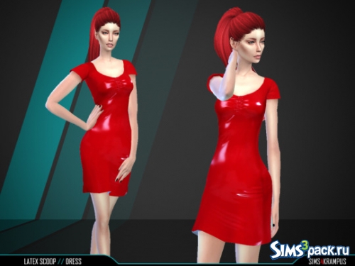 Латексное платье от sims4krampus