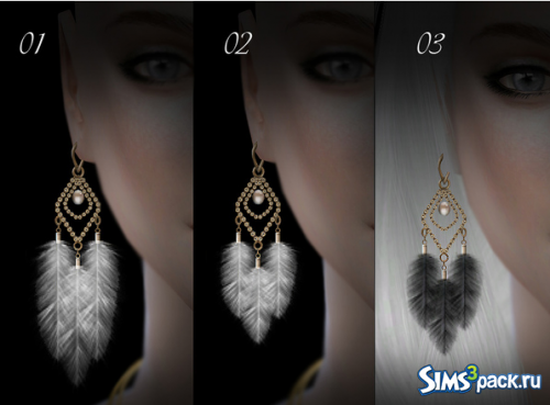 Серьги LL ts4 earring 09 от S-Club