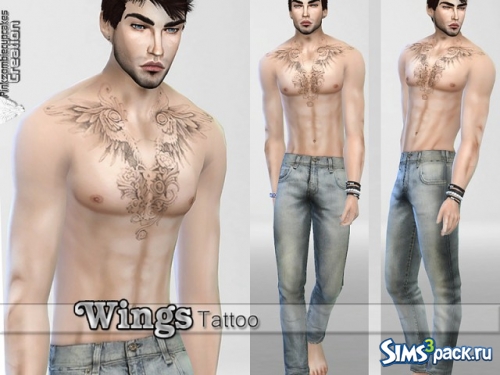 Тату крылья Wings Tattoo от Pinkzombiecupcakes