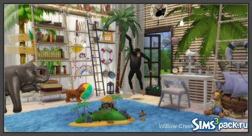 Дом Willow Creek Loft от TanitasSims