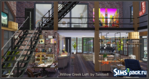 Дом Willow Creek Loft от TanitasSims