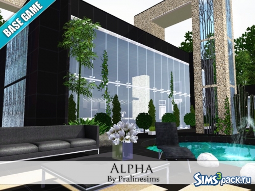 Современный дом &quot;Alpha&quot; от Pralinesims