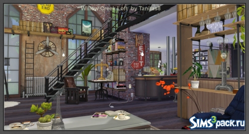 Дом Willow Creek Loft от TanitasSims