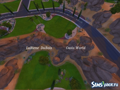 Мод ompletely Empty Oasis World to replace EA Oasis Springs