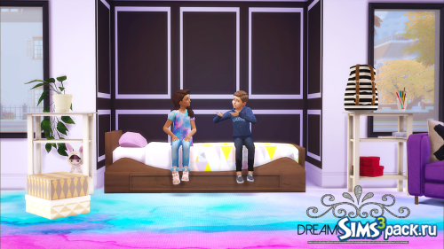 Постельное белье "Alana Bed Set" от dreamcatchersims4