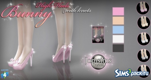 Туфли с бантиками Bunny High Heels от JomSims