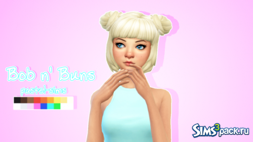 Прическа от Pastel-sims