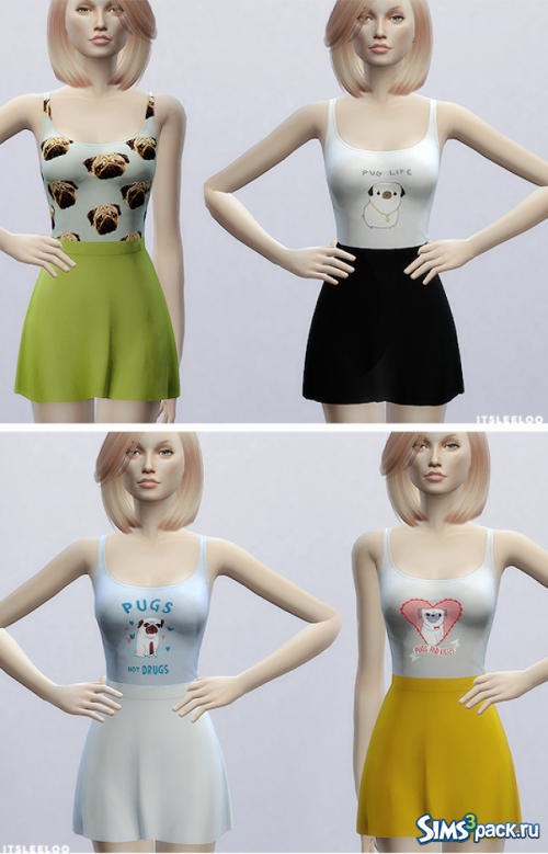 Кроп-топ PUG CROP TOPS от ItsL