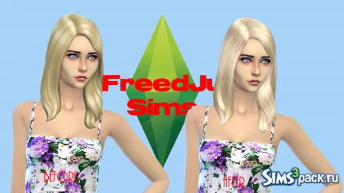 Retextured hair №2 | Ретекстура №2 от FreedJuSims