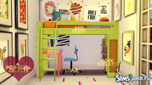 Набор Loft Bed от dreamcatchersims4