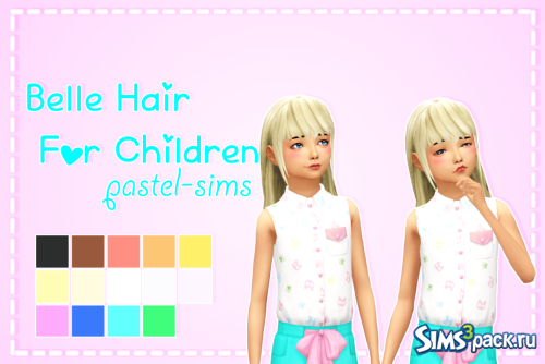 Прическа от Pastel-sims