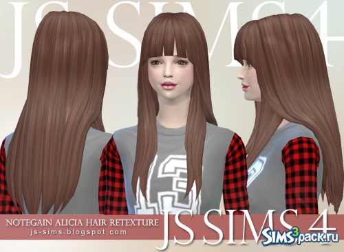 Прическа от JS Sims 4