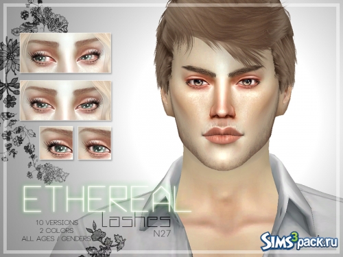 Мужские и женские ресницы Ethereal Lashes N27 от Pralinesims