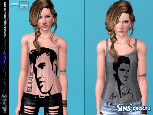 Футболка R2M_F_Elvis01 от rmm1182sims3