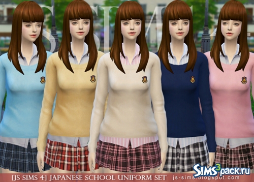 Школьная форма от JS Sims 4