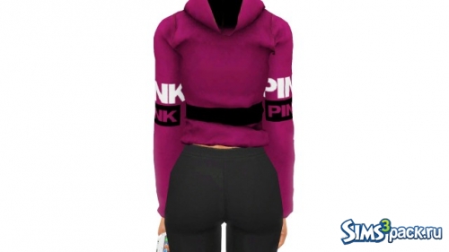 Худи LOVE Pink hoodies от napsims