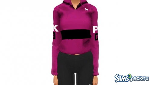 Худи LOVE Pink hoodies от napsims