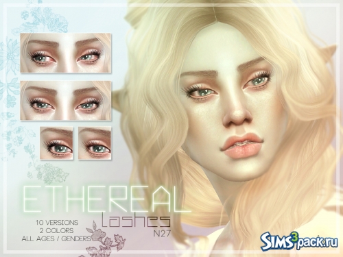 Мужские и женские ресницы Ethereal Lashes N27 от Pralinesims