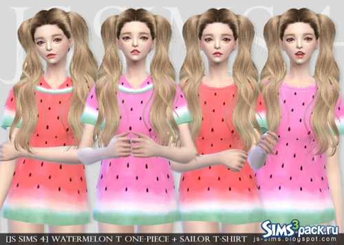 Футболки от JS Sims 4