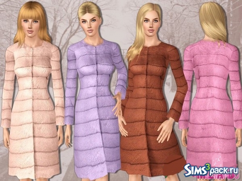 Меховое пальто от sims2fanbg