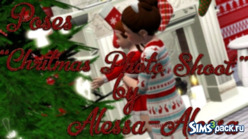 Позы "Christmas Photo Shoot" от Alessa-Alessa