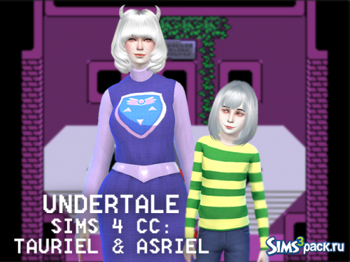 Одежда Tauriel`s dress and Asriel`s shirt от voodoolingsims