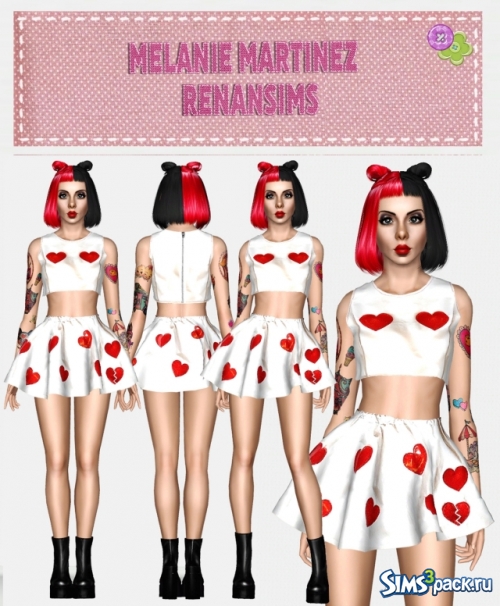 Кроп-топ и юбка Melanie Martinez on Instagram July 2015 от Renansims