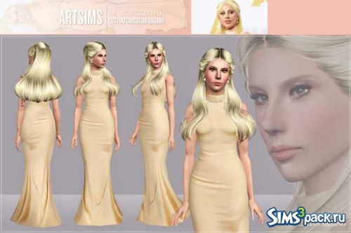 Платье и серьги The Oscars Luncheon | Custom Christian Siria от Artsims