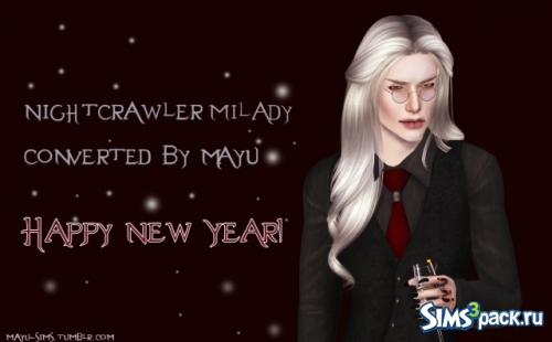 Прическа для мужчин Nightcrawler Milady converted от Mayu