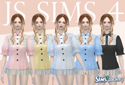 Рубашка от JS Sims 4