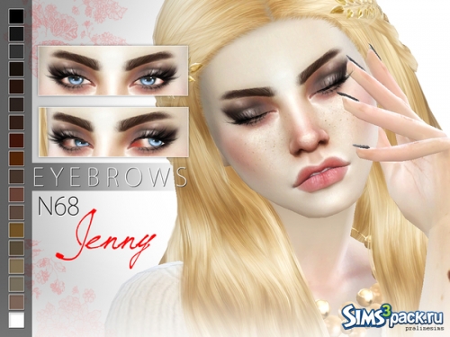 Женские брови Bundle N08 от Pralinesims