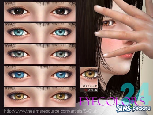 Линзы WM thesims4 Eyecolor 24 от S-Club