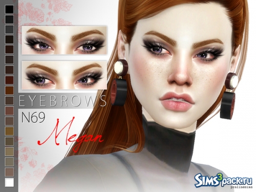 Женские брови Bundle N08 от Pralinesims