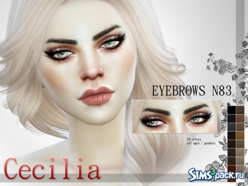 Брови Fashionista Eyebrow Pack N11 от Pralinesims