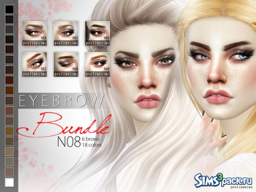 Женские брови Bundle N08 от Pralinesims