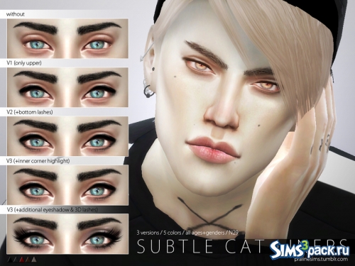 Подводка для глаз Subtle Cat Liners N29 от Pralinesims