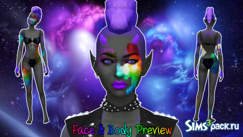 GALAXY BIRTHMARKS от faeriedustsims