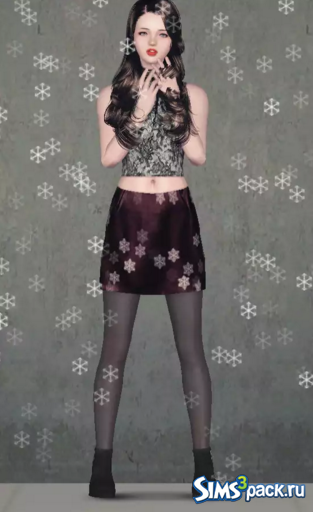 Юбка Snowflake H skirt от ppomi