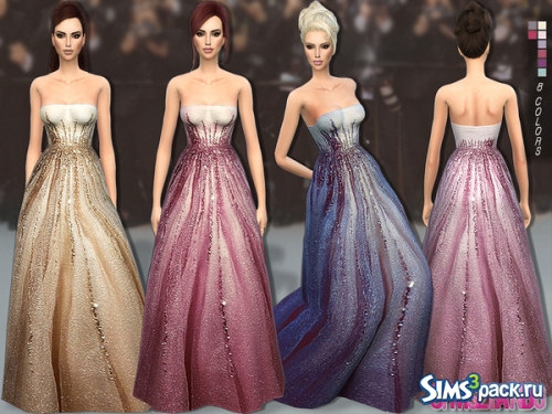 Платье Oscar Grow от sims2fanbg