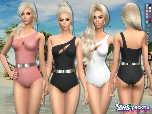 Купальник One Shoulder от sims2fanbg