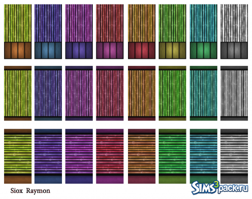 Деревянная Панель Бамбук 3 варианта от SioxRaymon